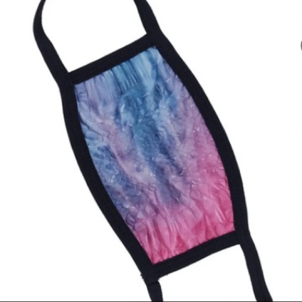 Pink Multi Color Snake Print Fashion Face Mask
